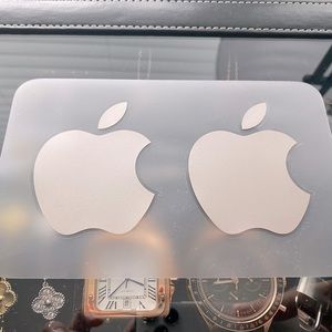 GOLD APPLE STICKERS